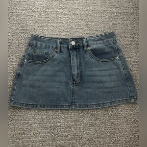 Denim mini skirt size XS